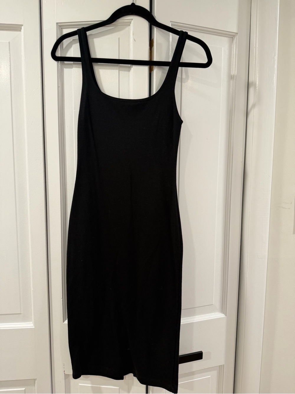Zara Classic Black Tank Midi Dress - Women